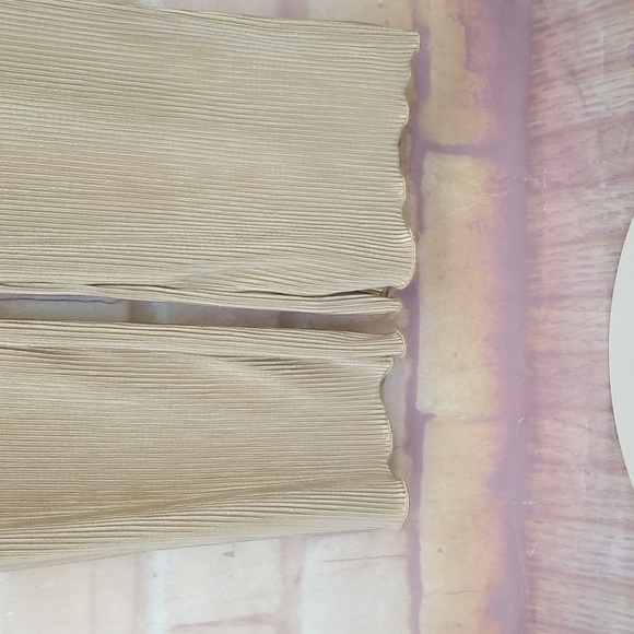 MELLODAY Shimmering Tan Pant Set - Picture 6 of 10